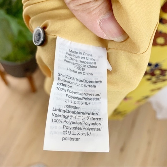 Madewell retro floral wrap around dress. J9271 - Picture 10 of 14